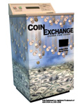 CDS608 self service coin counter with Coin Exchange ® Wrap, New CDS820